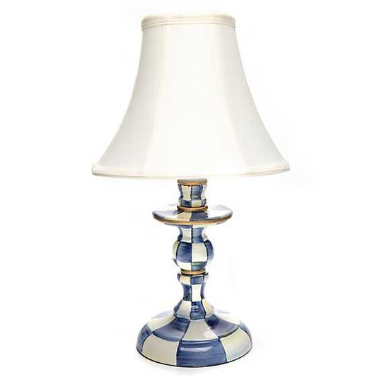 LAMP CANDLESTICK ROYAL CHECK