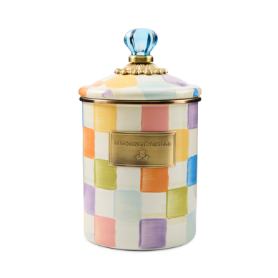Mackenzie Childs Canisters Confetti Check