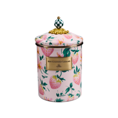 Mackenzie Childs Canisters Strawberry
