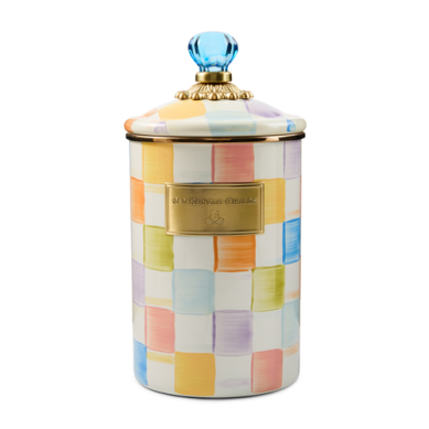 Mackenzie Childs Canisters Confetti Check
