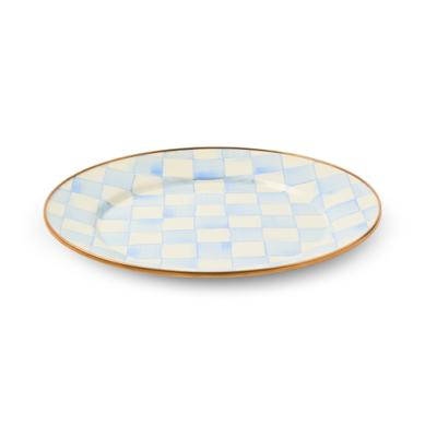 Mackenzie Childs Dinner Plate Sky Check
