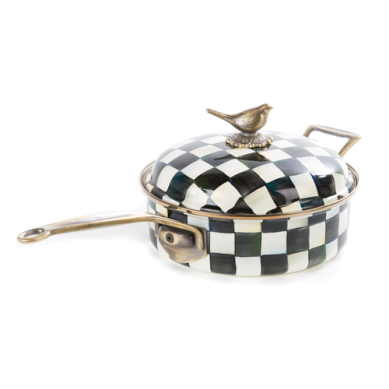Mackenzie-Childs 3 Quart Saute Pan Courtly Check