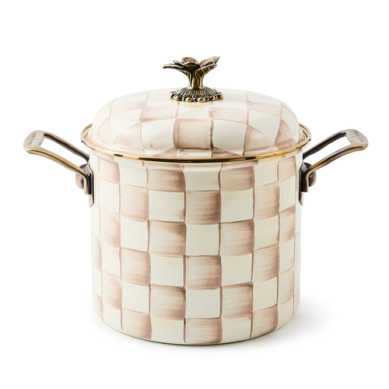 Mackenzie-Childs COOKWEAR Mocha Check