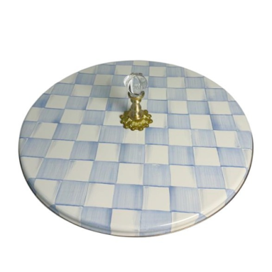 Mackenzie-Childs Serving Tray Cheese Course Sky Check