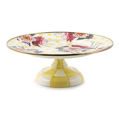 Pedestal Platter Wildflowers