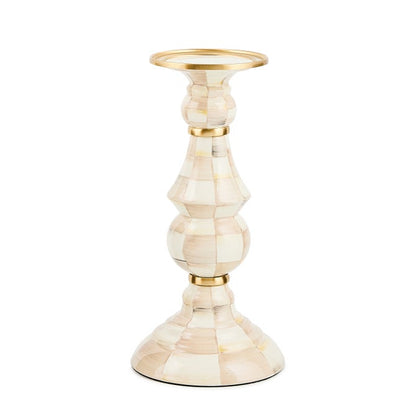 Pillar Candlestick Mocha Check