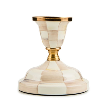 Pillar Candlestick Mocha Check