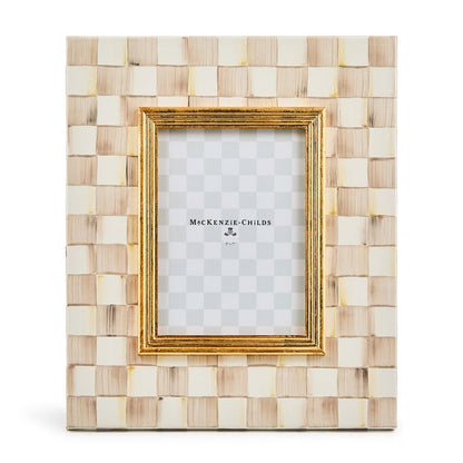 Mackenzie Childs Frame Mocha Check