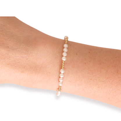 Scottie Bracelet in Gold with Pearl