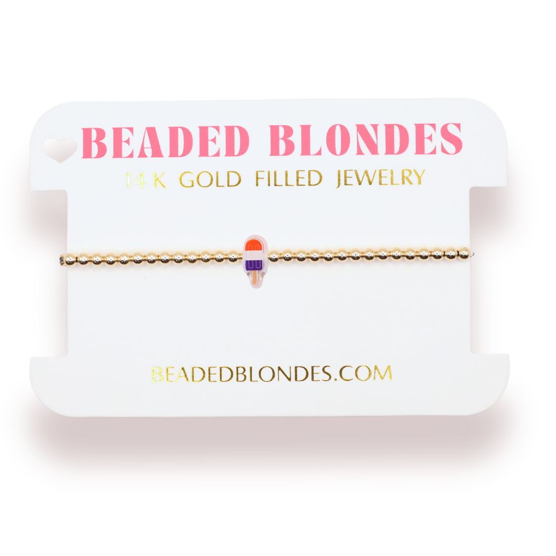 Popsicle Bracelet on Gold