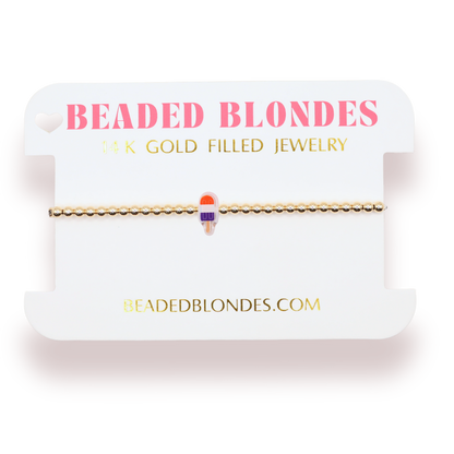 Popsicle Bracelet on Gold