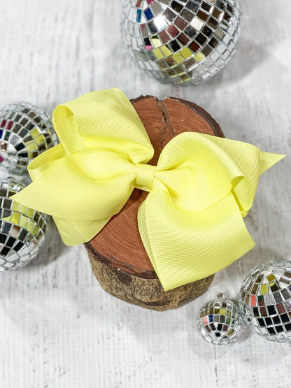 Hair Bow Classic Grosgrain Alligator Clip 4.5"