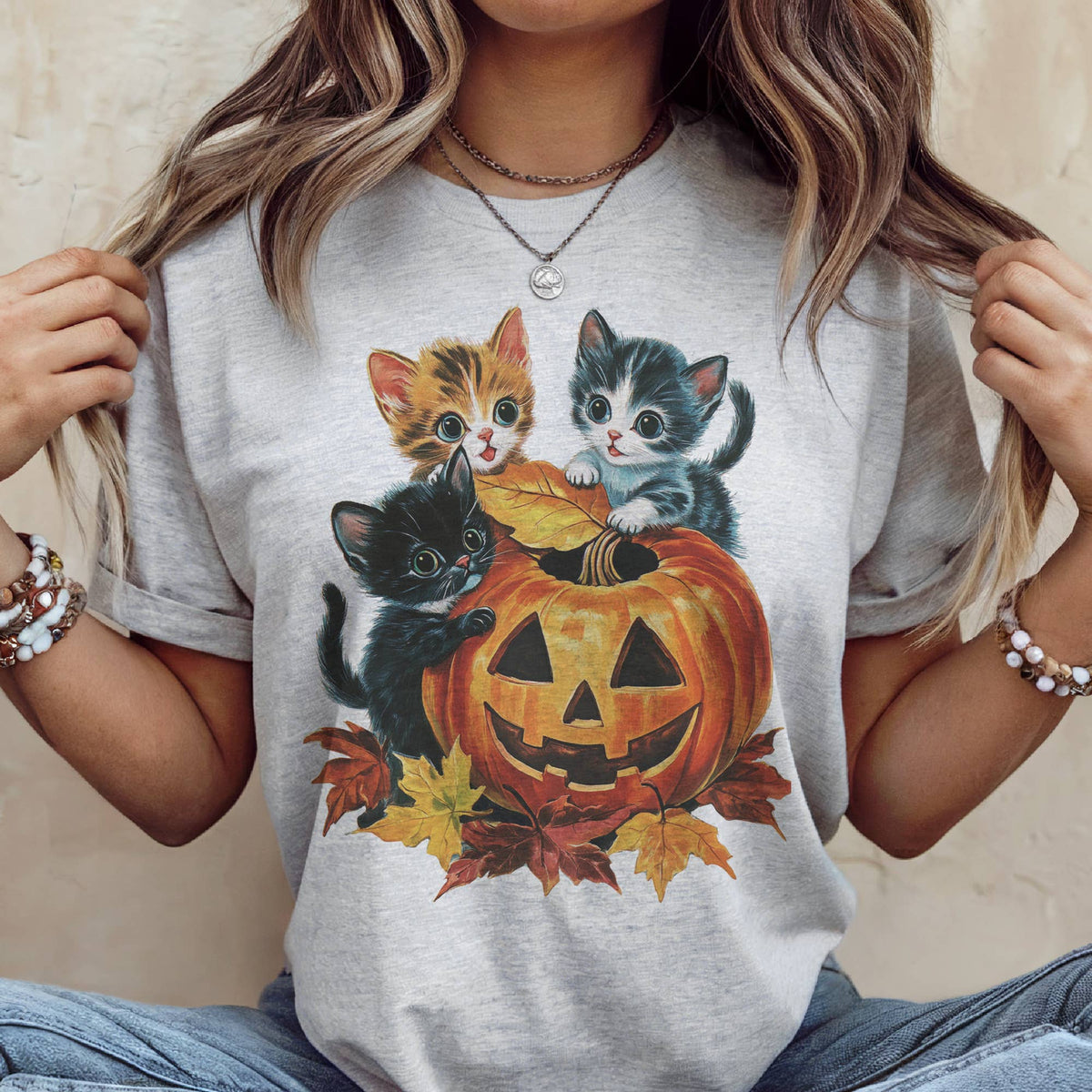 Tee JackOLantern Halloween Vintage Pumpkin Graphic