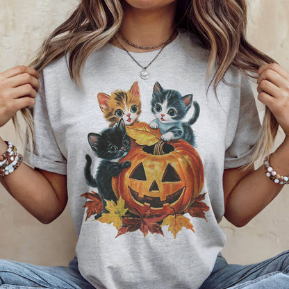 Tee JackOLantern Halloween Vintage Pumpkin Graphic