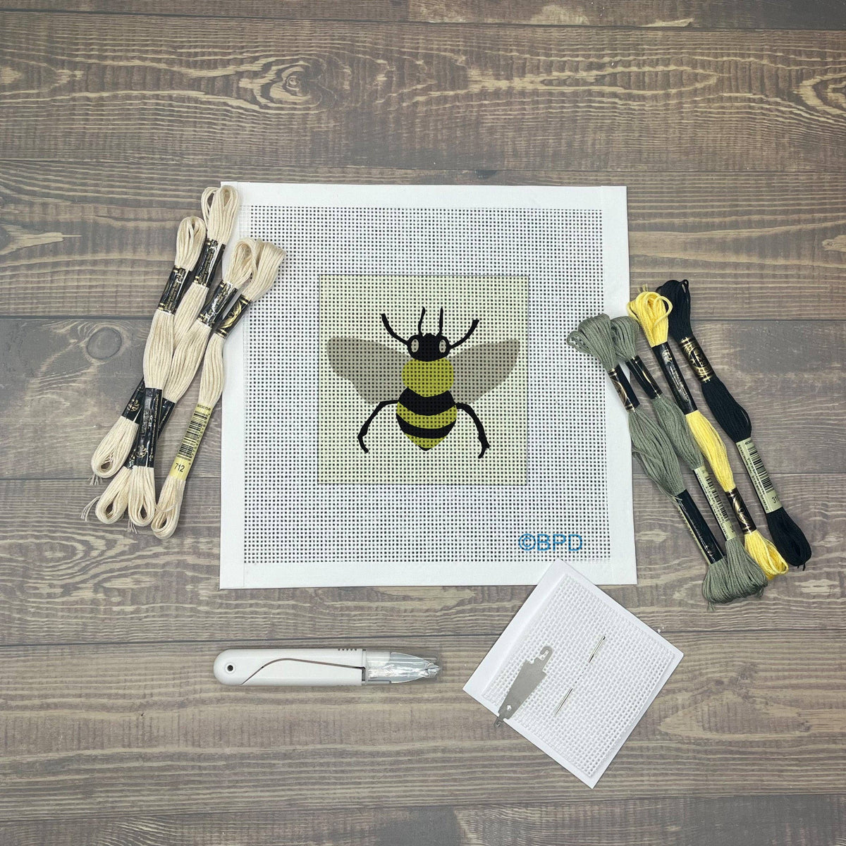 Needlepoint Kit Bee Design