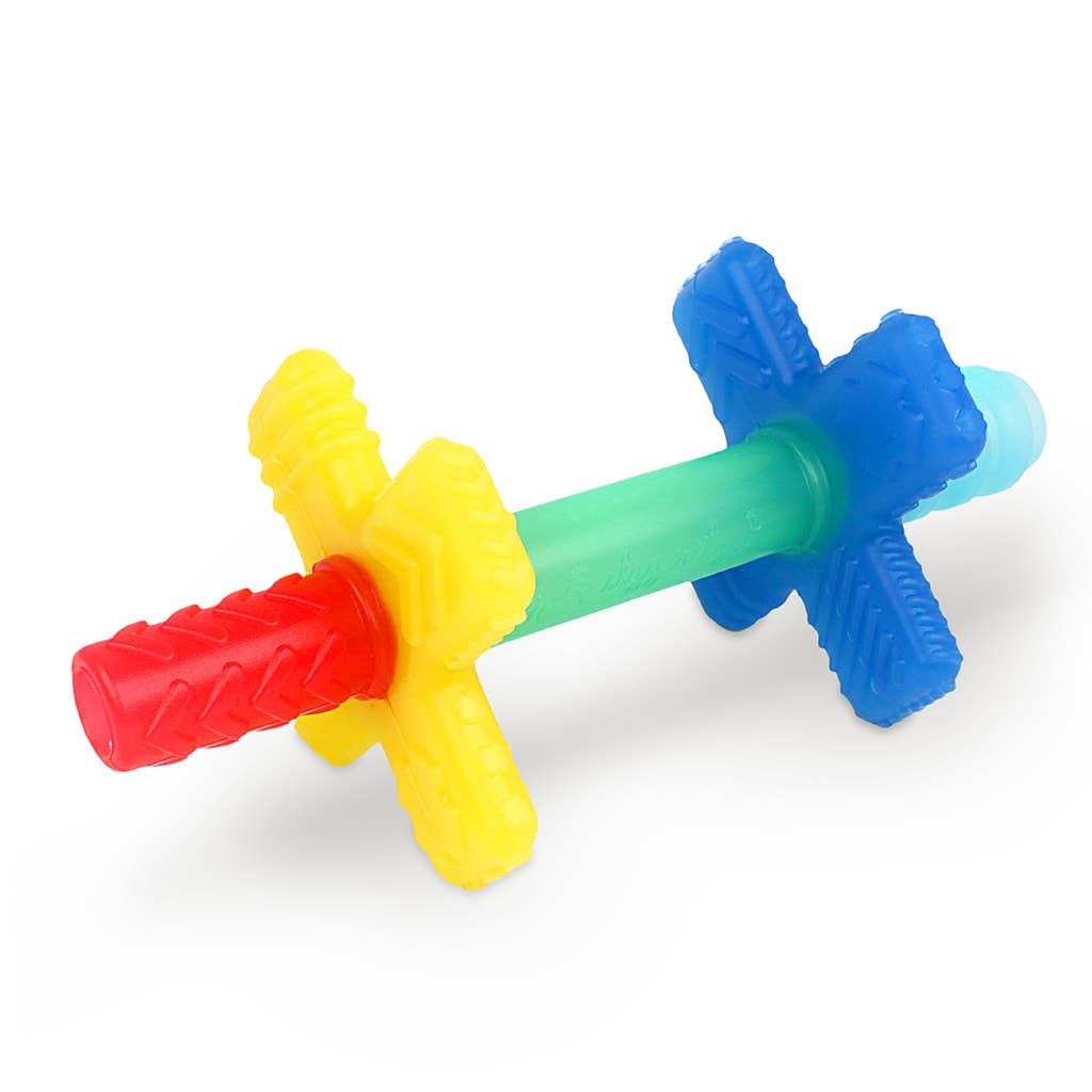 Teether Teensy Tubes™ Pink Rainbow