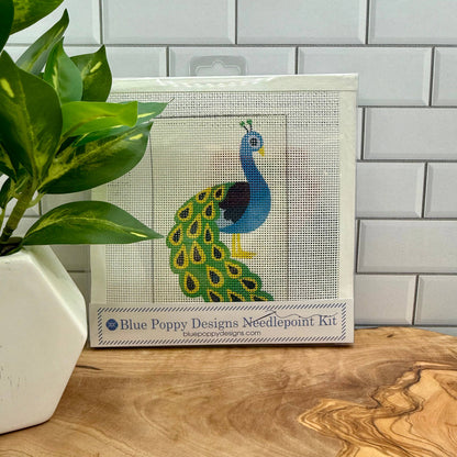 Needlepoint Kit Peacock Design