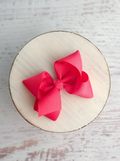 Hair Bow Essential Grosgrain Alligator Clip 4"