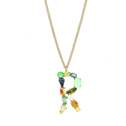 Monograms in Neon Necklace
