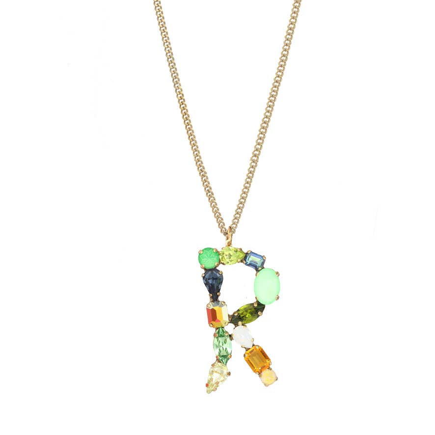 Monograms in Neon Necklace