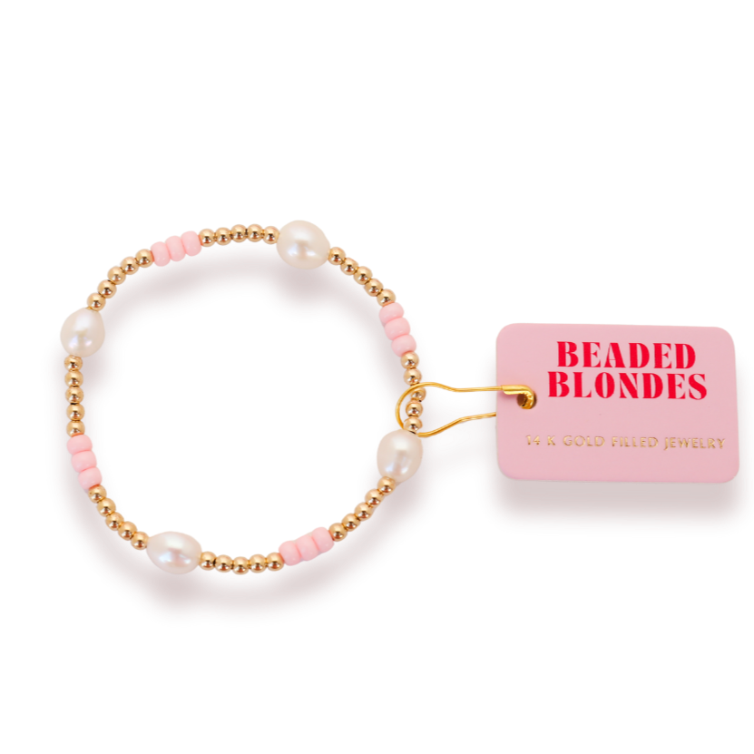 Poppi Bracelet Light Pink Pearl