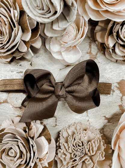 Hair Bow Essential Grosgrain - Headband - 4"