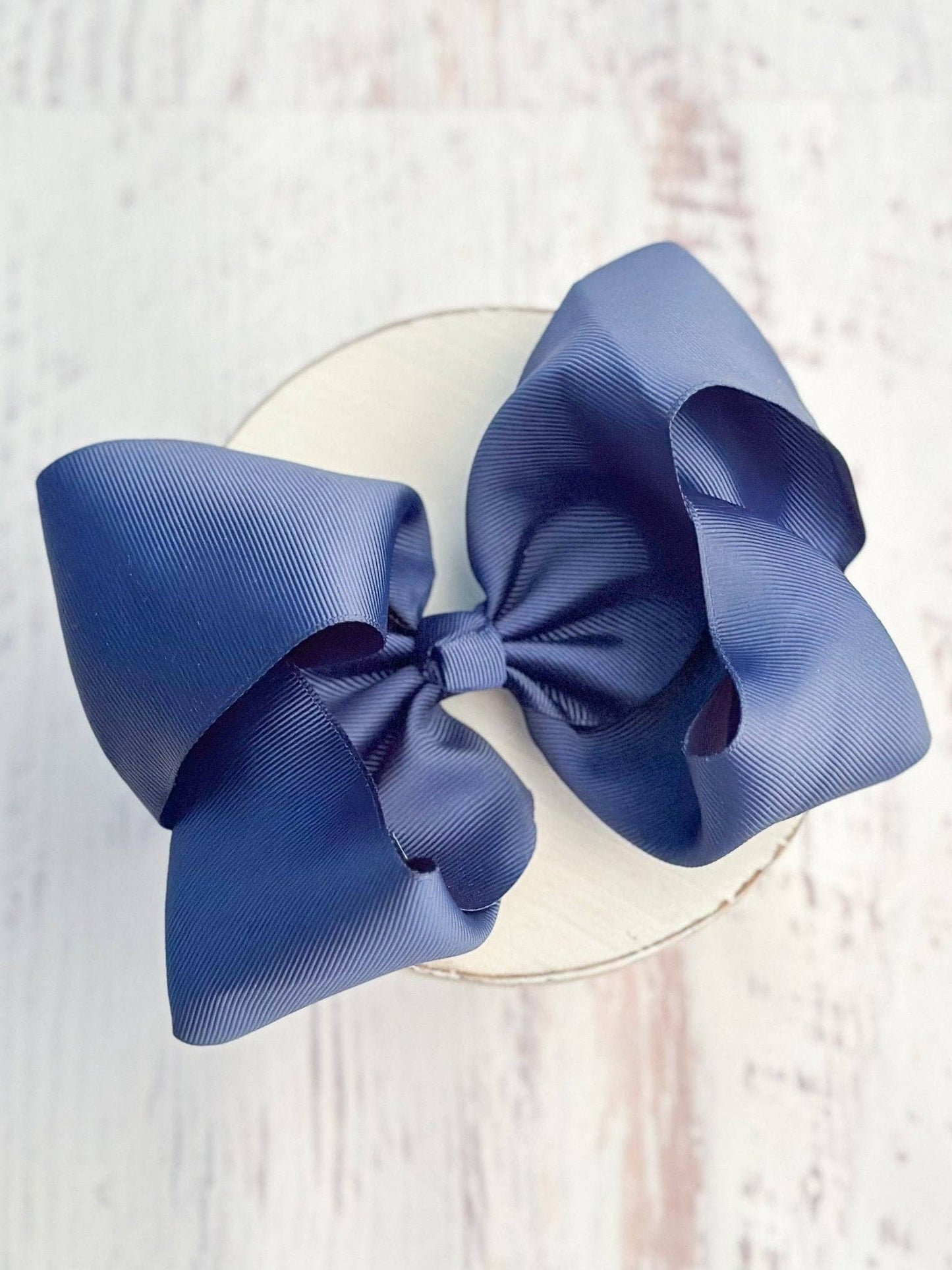 Hair Bow Texas Size Grosgrain Alligator Clip 6.5"
