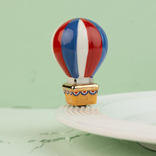 Hot Air Balloon Red White & DECO MINI