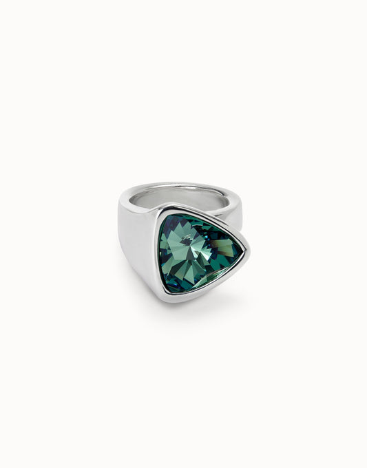 Uno de 50 Ring SER CAMALEÓNICA Green Silver