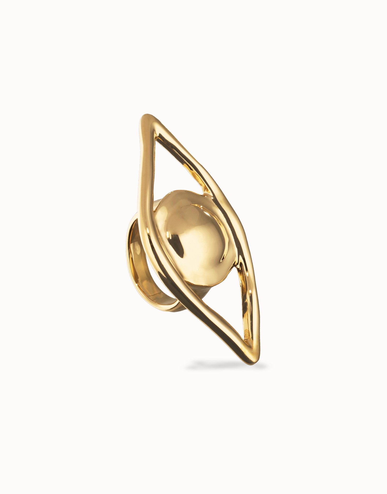 gold ring with eye 