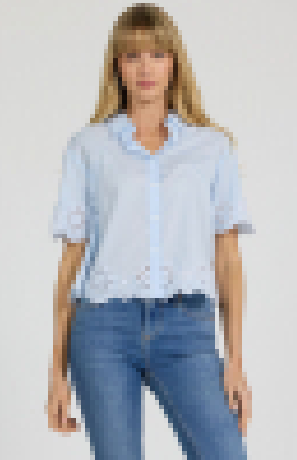 Dear John TOP ANSEL EMBROIDERED