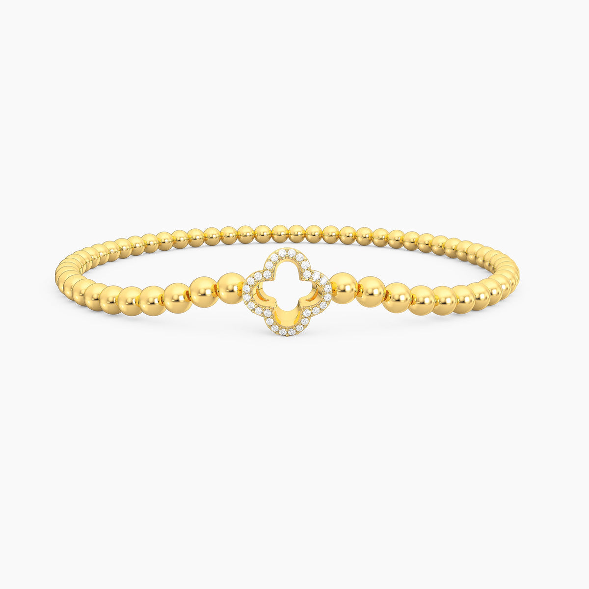 Bracelet Lucky Clover Beaded Waterproof