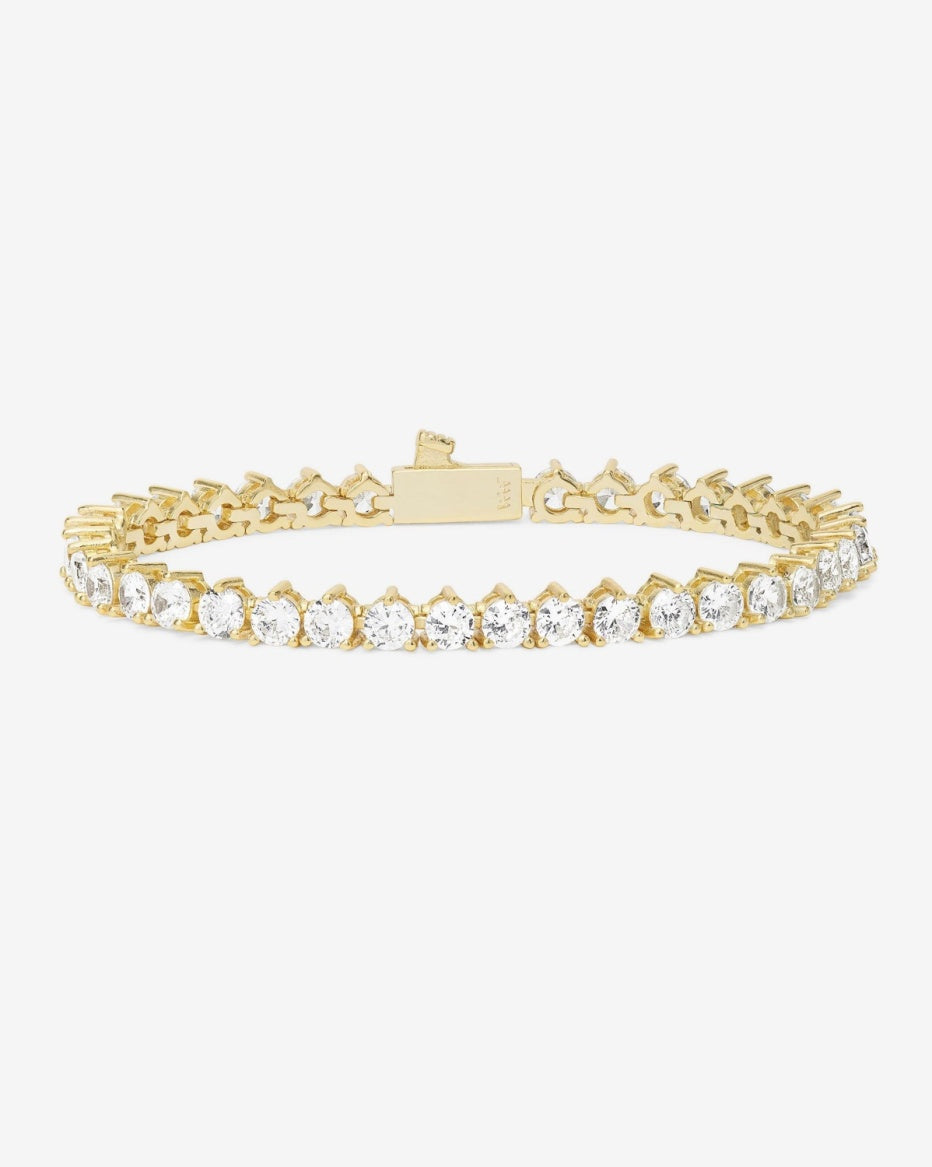 Melinda Maria Bracelet Mama Not Your Basic Tennis 4MM Gold