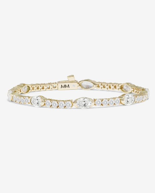 Melinda Maria Tennis Bracelet Maven 3mm Gold
