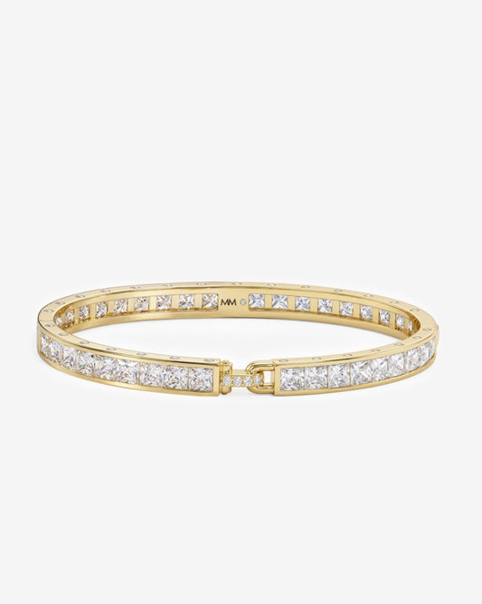 Melinda Maria Cuff Ashley Melrose Lock 6mm Gold