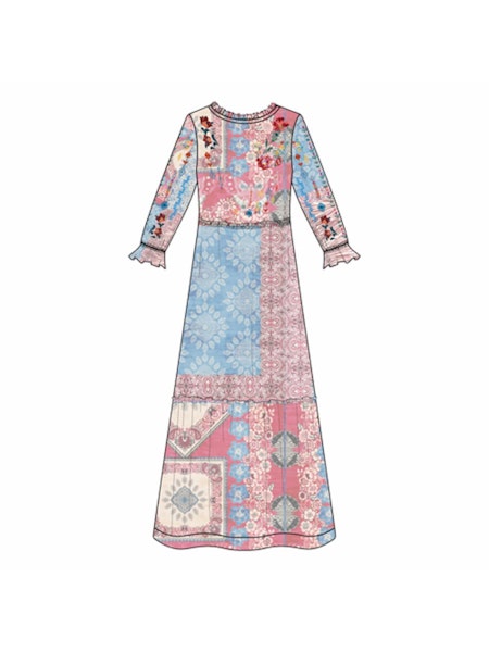 DRESS MAZZY RUFFLE NECK