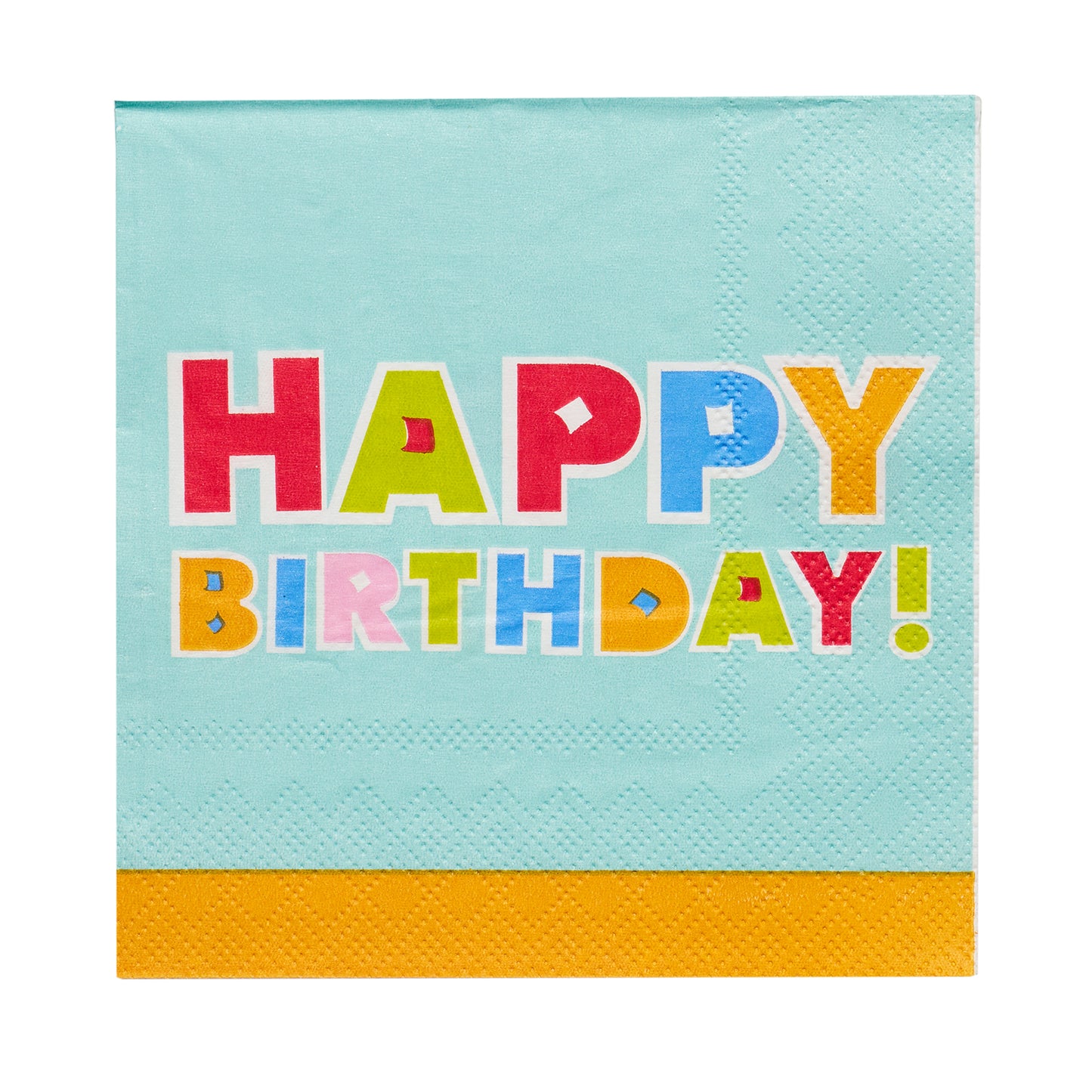 Cocktail Napkin Bright Birthday