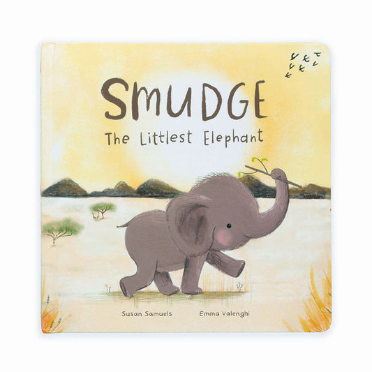 JellyCat Book Smudge the Littlest Elephant