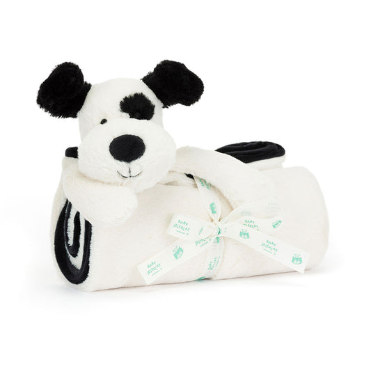 Blankie Puppy Bashful Black & Cream