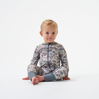 BURLEBO Baby Zip Up CLASSIC DEER CAMO