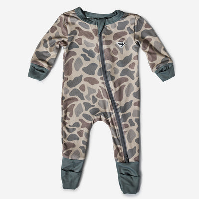 BURLEBO Baby Zip Up CLASSIC DEER CAMO
