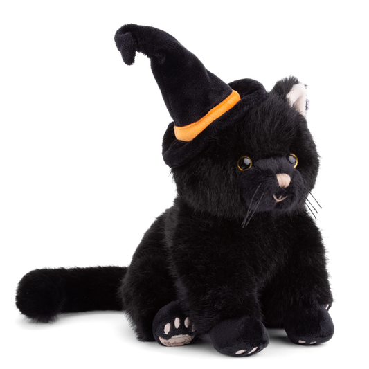 Plush Cat Bamboo Black