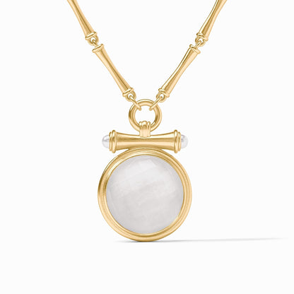 Bamboo Statement Necklace Gold OS