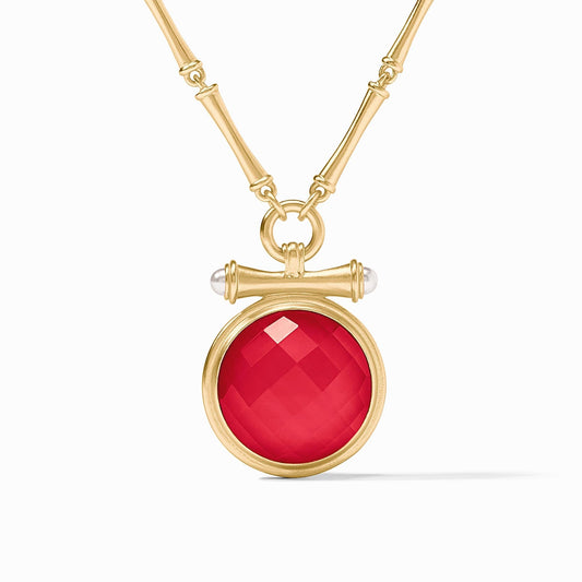 Bamboo Statement Necklace Gold OS