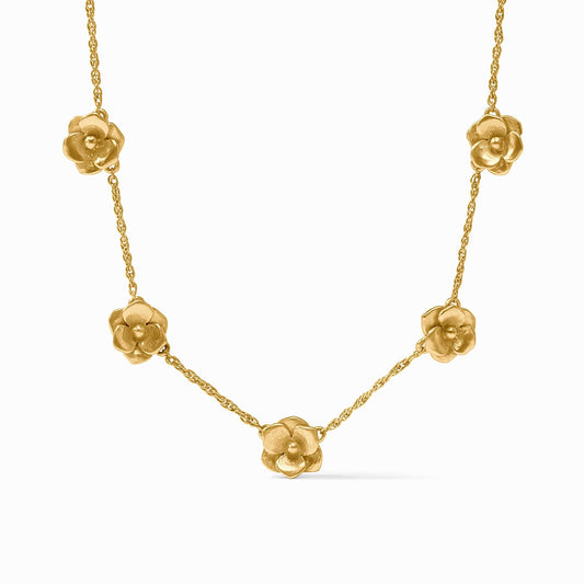 Bloom Delicate Station Necklace Gold OS