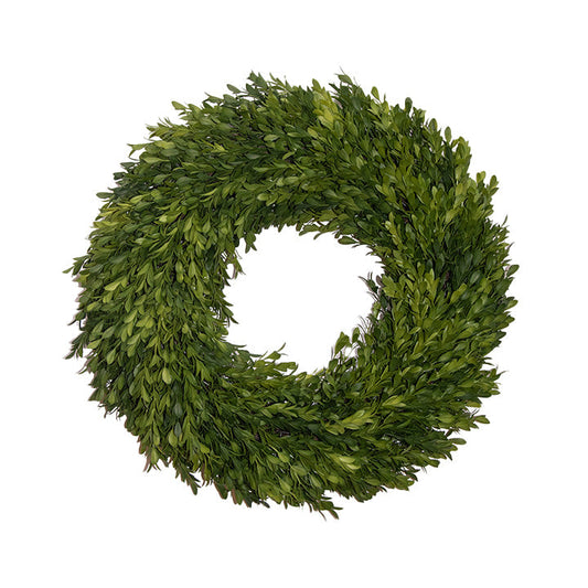 Wreath Boxwood Round 18"