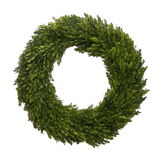 Wreath Boxwood Round 24"
