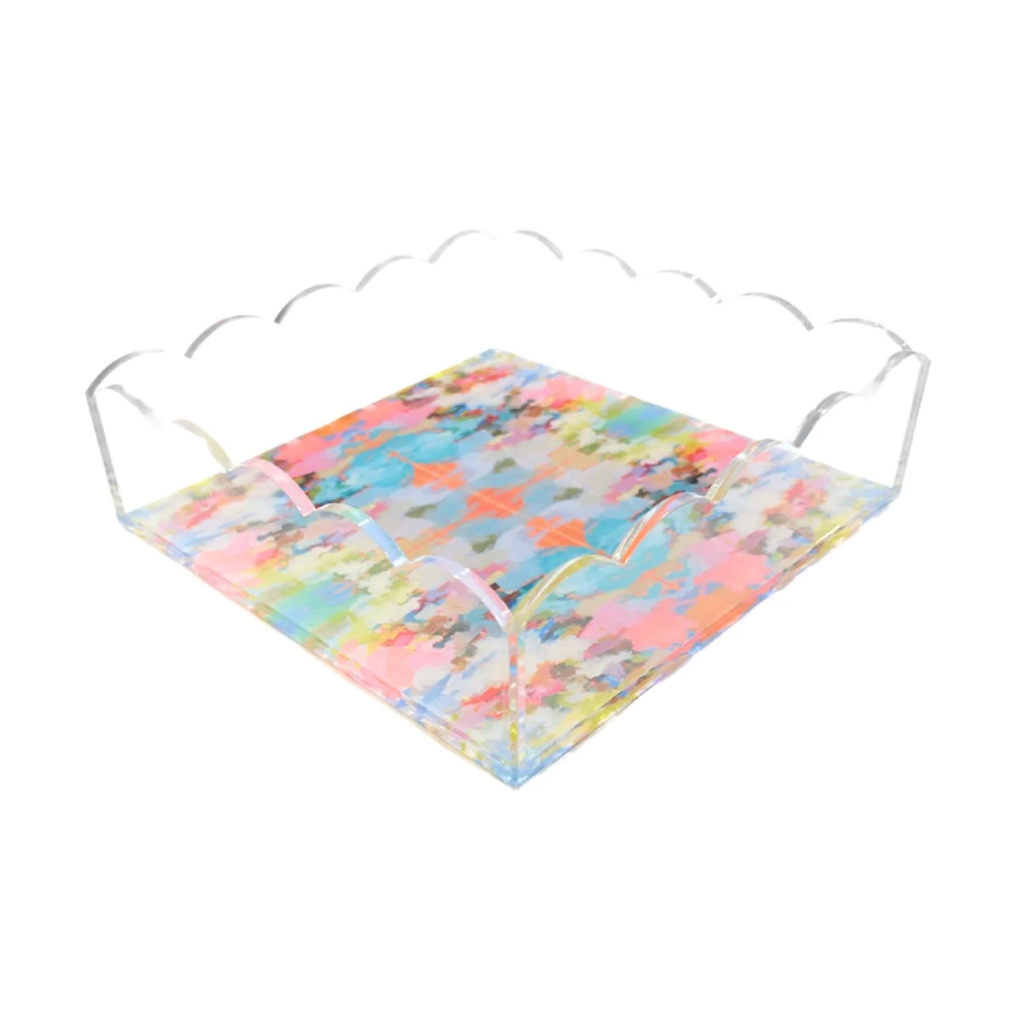 Tray Brooks Avenue Scalloped Small