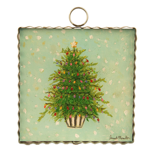 Print Mini Tree Elegant Christmas