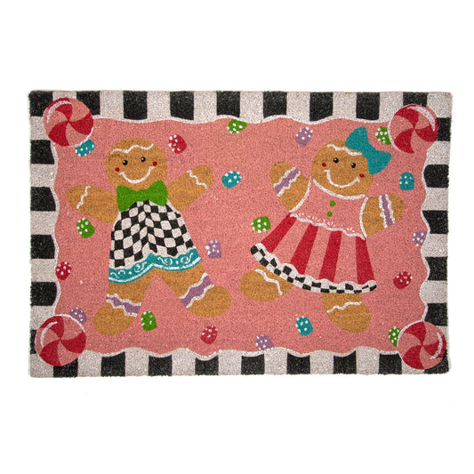 gingerbread coir mat